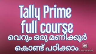 Tally Prime Full Course Malayalam [upl. by Lauri]