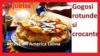 🥯Gogosi simple rotunde si crocante Hojuelas🥮 Gogosi simple Reteta din America Latina [upl. by Egon861]