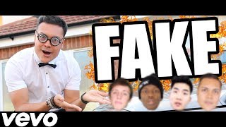 DISS TRACK  FAKE YOUTUBERS  Official Music Video [upl. by Elbertina793]