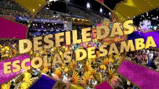 Chamada do DESFILE DAS ESCOLAS DE SAMBA de SÃO PAULO e RIO DE JANEIRO  GLOBELEZA 2024 [upl. by Ailimat561]