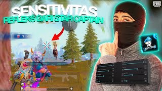 UPDATE 34 STAR CAPTAIN SENSITIVITY 2024 No Recoil  PUBG MOBILE BEST SENSITIVITY 2024 [upl. by Inoliel]