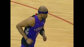 Allen Iverson vs Vince Carter Classic Duel 2001 NBA Playoffs Game 1 [upl. by Dorothea]