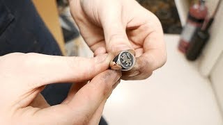 Custom Signet Rings  The Crafting Process  The Village Goldsmith [upl. by Bigod927]