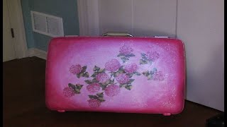 DIY Sugar Coated Decoupaged Suitcase [upl. by Ross25]