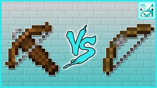 Minecraft Faceoff CROSSBOWS vs BOWS [upl. by Kyne848]