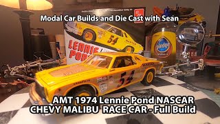 MCB007 AMT 1974 Lenny Pond NASCAR Chevelle Full Build [upl. by Hime114]