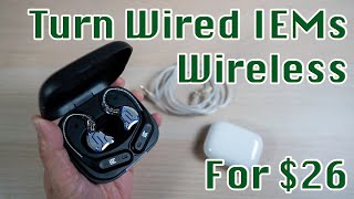 Make Your IEMs Wireless for 26 with KZAZ09 [upl. by Roehm]