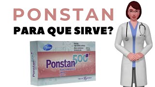 PONSTAN que es y para que sirve ponstan como tomar ponstan 500 mg [upl. by Savannah]