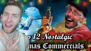 HOW MANY DO I KNOW Reacting to quotTop 12 Christmas Commercialsquot by Nostalgia Critic [upl. by Cornwall405]