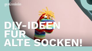 DIYIdeen für alte Socken [upl. by Ellehsal]