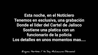 LETRA Yo Soy Michoacano Nemesio  ENIGMA NORTEÑO [upl. by Reinhart284]