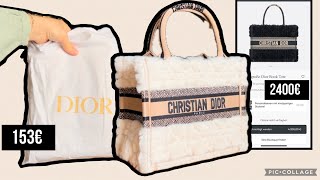 Dior Shearling Book Tote Bag  Firstbagsru  Deutsch Review [upl. by Anitsud]