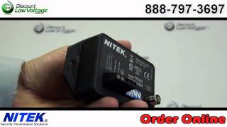 CCTV Long Range Balun  Receiver Transmitter Nitek TS560 [upl. by Manny54]