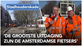 Kruising Stadhouderskade Oosteinde op de schop [upl. by Chic]