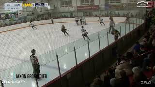 CHECK OF THE GAME  Jaxon Grosdidier vs Steinbach Pistons [upl. by Aldarcy109]