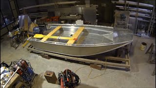 14 foot welded aluminum boat build [upl. by Janessa]