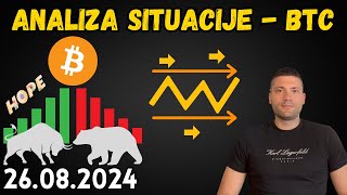 BEZ KOMENTARA Bitcoin analiza  IZVANREDNA SITUACIJA 🚨 11 DIO 2608 kriptovalute drkripto [upl. by Leaper70]