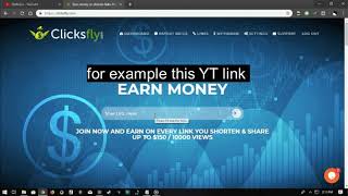 How to make money online for free  with links in Clicksflycom  FULL TUTORIAL [upl. by Niveg940]