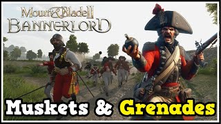 Unleashing Muskets amp Grenades In Bannerlord Empires Of Europe 1700 Mod [upl. by Nosnirb]