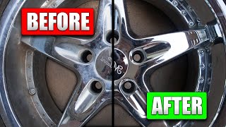 How To Restore Chrome Wheels  The Easiest Way [upl. by Toole]