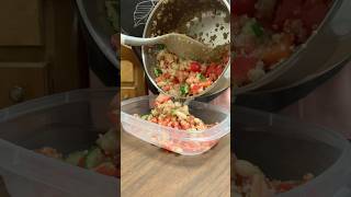 🥗 quinoa salad cookingshorts salad mealprep [upl. by Herta]