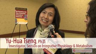 Dr YuHua Tseng at the Joslin International Symposium on Diabetes [upl. by Cram]