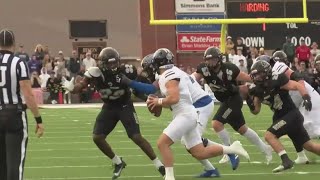 GVSU football has season end to Harding 76 in regional championship [upl. by Harrat]