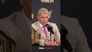 Cody Rhodes On International PLEs Really Making WWE Worldwide [upl. by Arahs]