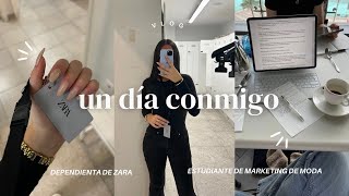 un día conmigo trabajando en zara y estudiando marketing de moda [upl. by Maddeu]