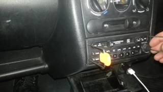 How to remove the radio from a Holden Barina [upl. by Nwahser859]