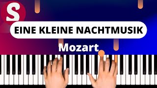 How to play quotEine Kleine Nachtmusikquot from Mozart Piano Tutorial [upl. by Llerrit]