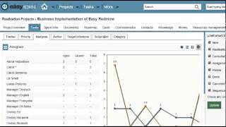 Project statistics in Easy Redmine [upl. by O'Neill]