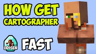 Minecraft How to Make CARTOGRAPHER villager 2024 [upl. by Cornel]