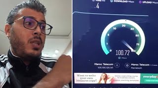 تجربة لويفي فيبر اوبتيك لاتصالات المغرب Maroc telecom fibre optique [upl. by Orten]