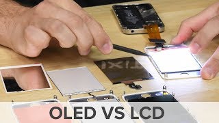 OLED vs LCD Smartphone Display Teardown and Comparison [upl. by Rupert92]