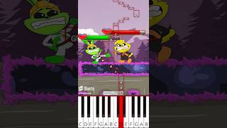 Hoppy Hopscotch VS KickinChicken maze with secrets ⚡️ ⭐️ PADLOTOON  Octave Piano Tutorial [upl. by Kwarteng717]