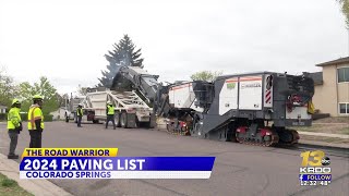 Colorado Springs officials reveal 2024 street paving list [upl. by Sandro538]