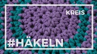 Kreis häkeln mit halben Stäbchen [upl. by Arne463]