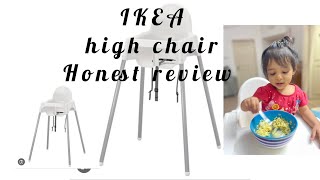 IKEA high chair quick review 2024 [upl. by Ronacin293]