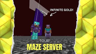 MAZE SERVER TOUR MOST OP FARMS [upl. by Ayam200]