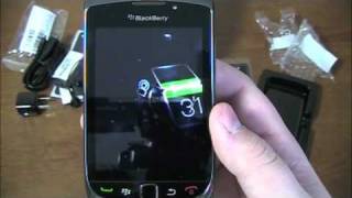 BlackBerry Torch 9800 Unboxing [upl. by Brodench]