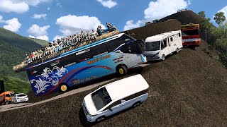 Worlds Driving Challenges on Deadliest Roads 15  Euro Truck Simulator 2 [upl. by Ridglea]