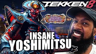 This YOSHIMITSU was INSANE Lil Majin Tekken 8 KING Ranked Fights [upl. by Anwahsar]