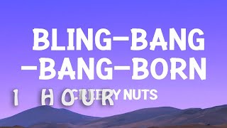 1 HOUR 🕐  Creepy Nuts  BlingBangBangBorn Lyrics [upl. by Annahoj]