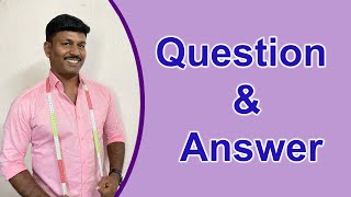 Question amp Answer Detailly Explain in Tamil  Tailoring Tips  Tailoring Classes Tamil  Tailor Bro [upl. by Bender]