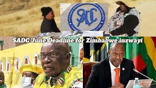 SADC June Deadline Zimbabwe inzwayi 12 out of 16 SADC President support new elections in Zimbabwe [upl. by Mullen]