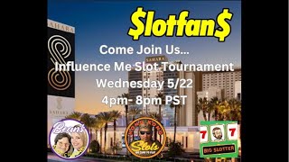 Live slot play  the iconic SAHARA Las Vegas Influence Me slot tournament liveslots shortsfeed [upl. by Ferrand]