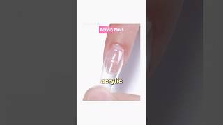 Acrylic Nails vs Gel Nails nailart acrylicnails gelnails [upl. by Znarf513]