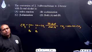 The conversion of 2 3dibromobutane to 2butene with Zn and alcohol is [upl. by Mccartan]