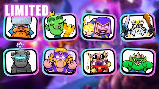 ALL 130 Exclusive Emotes In Clash Royale [upl. by Herring]